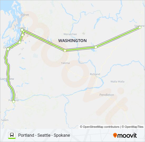 FLIXBUS 2120 Bus Line Map