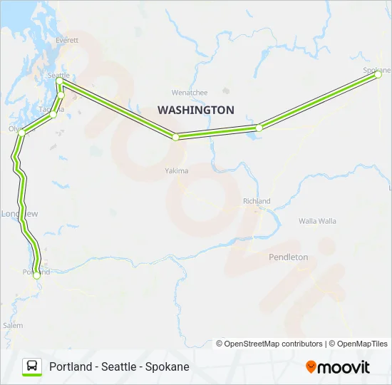 FLIXBUS 2120 Bus Line Map