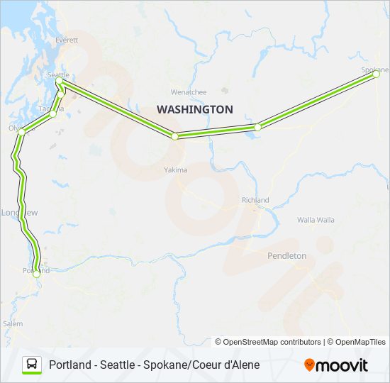 Mapa de FLIXBUS 2120 de autobús