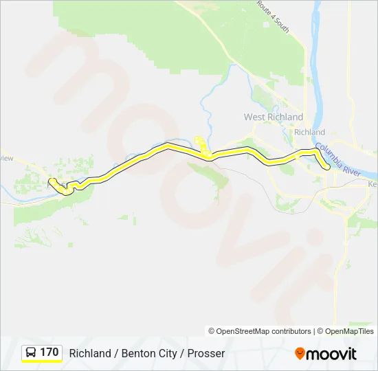 170 Bus Line Map