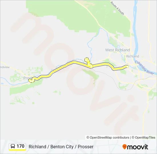 170 Bus Line Map