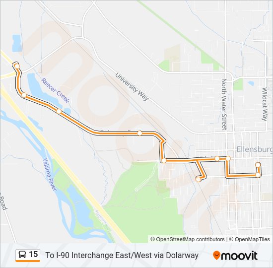 15 bus Line Map