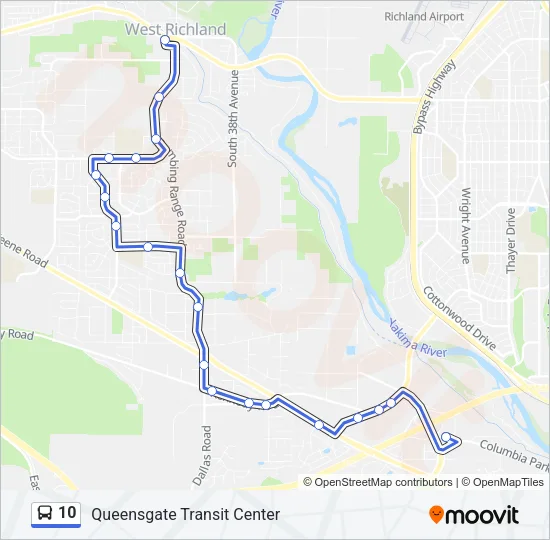 10 Bus Line Map