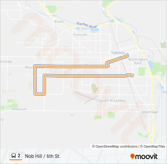 2 Bus Line Map
