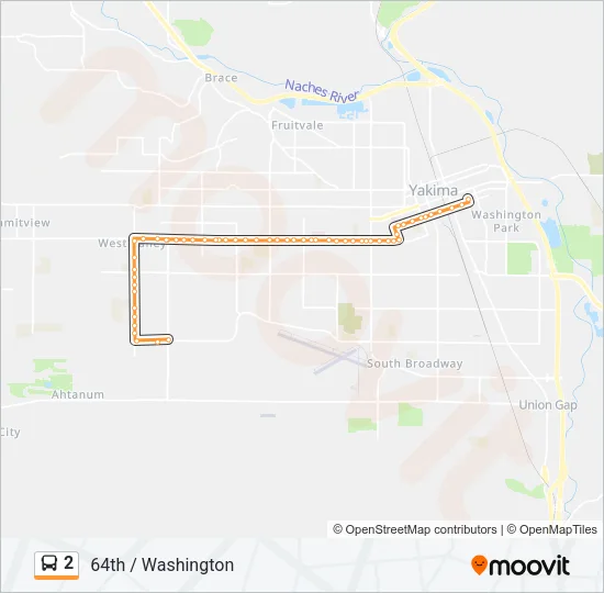 2 Bus Line Map