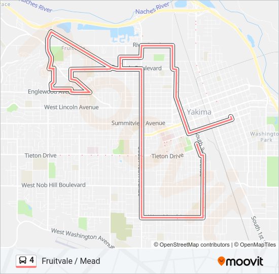 4 bus Line Map