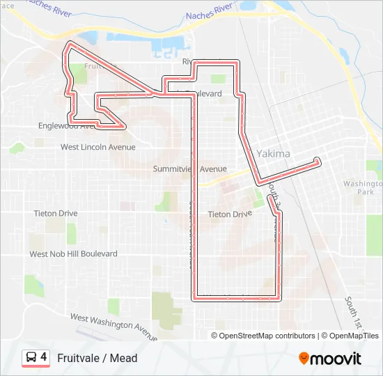 4 Bus Line Map
