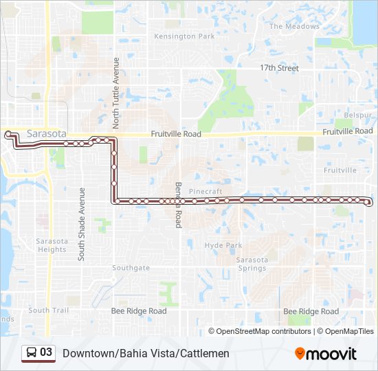 03 Route: Schedules, Stops & Maps - Cattlemen Transit Station‎→Downtown ...