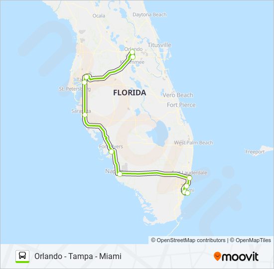 Flixbus 2421 Route: Schedules, Stops & Maps - Downtown Miami‎→orlando 