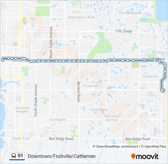 01 bus Line Map