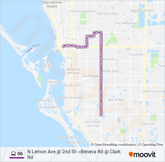 Mapa de 06 de autobús