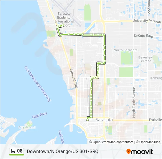 08 Bus Line Map