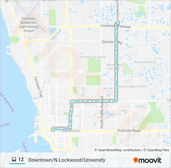 12 Bus Line Map