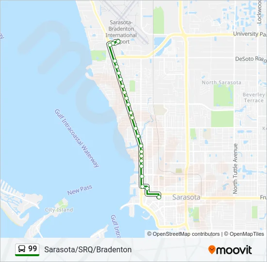 99 Bus Line Map