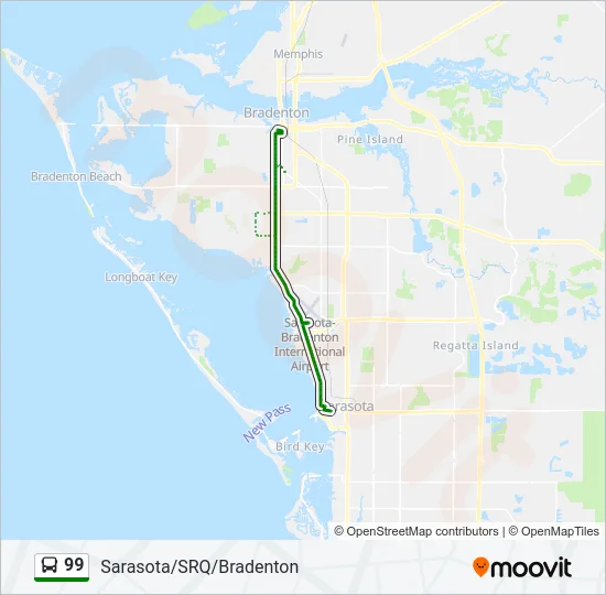 99 Bus Line Map
