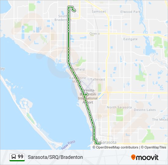 99 Bus Line Map