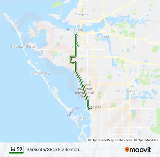 99 Bus Line Map