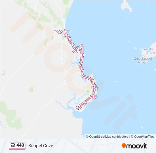 440 Route Schedules, Stops & Maps Keppel Cove (Updated)
