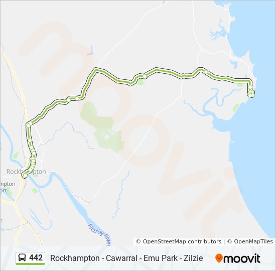 442 Bus Line Map