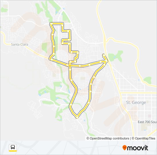 ROUTE 4 SUNSET Bus Line Map