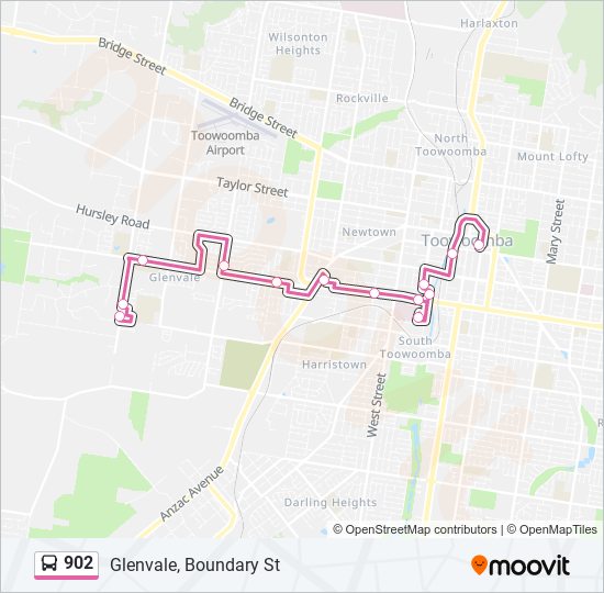 902 Route Schedules, Stops & Maps Glenvale, Boundary St (Updated)