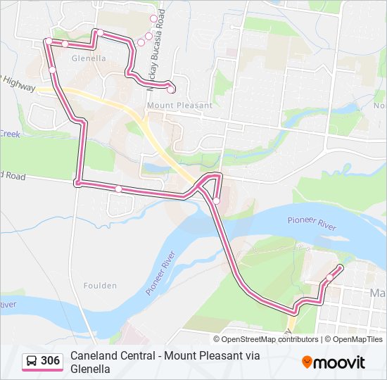 306 Route: Schedules, Stops & Maps - Mt Pleasant Shopping Centre (Updated)