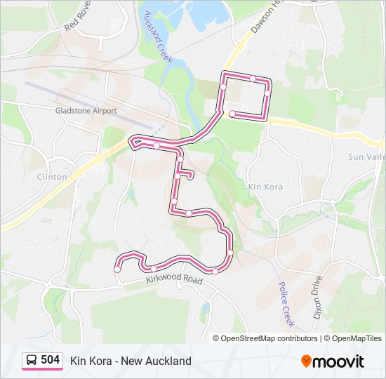 504 Route Schedules, Stops & Maps New Auckland (Kakadu Way) (Updated)