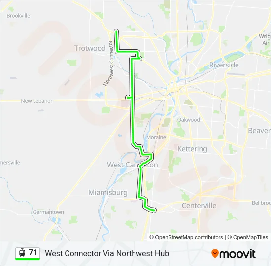 71 Light Rail Line Map