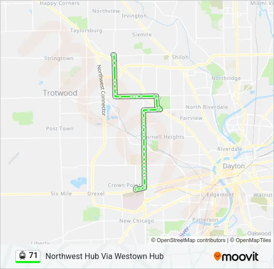 71 Light Rail Line Map