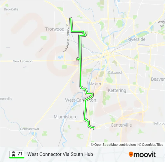 71 Light Rail Line Map