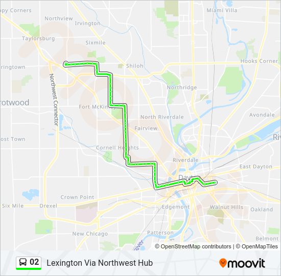 02 bus Line Map