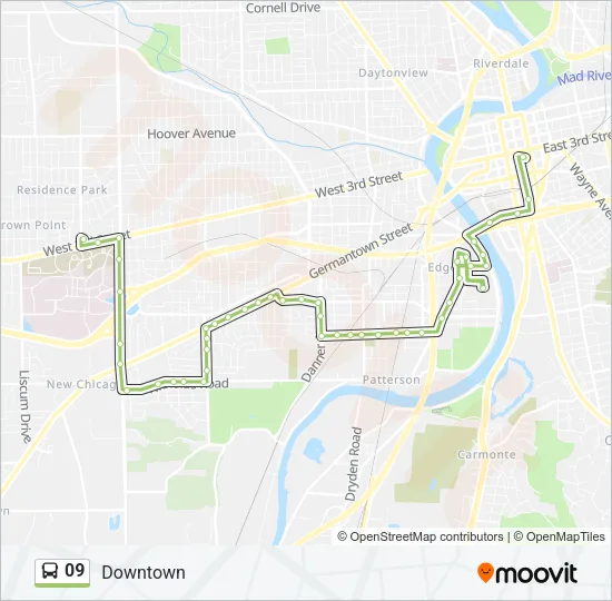 09 Bus Line Map