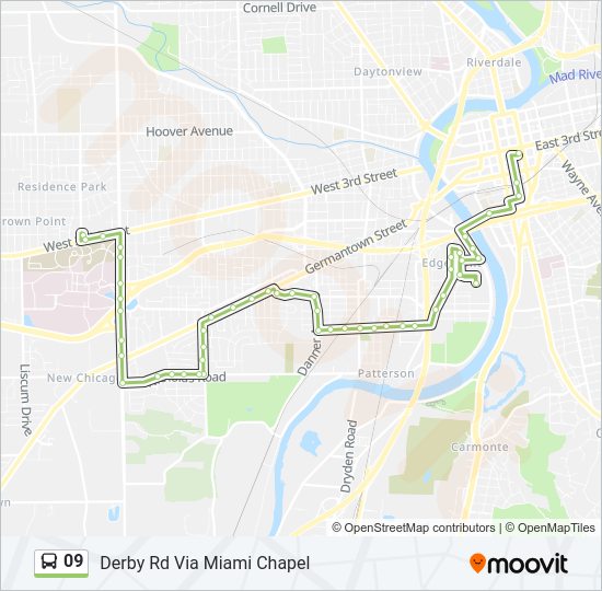 09 bus Line Map