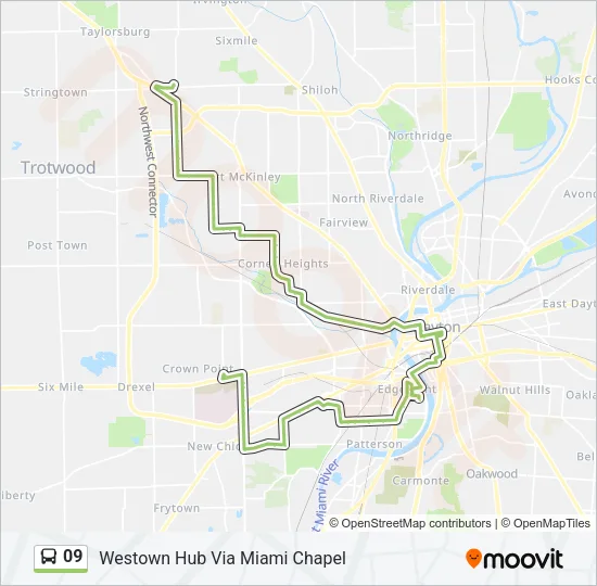 09 Bus Line Map
