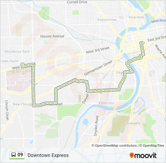 09 Bus Line Map