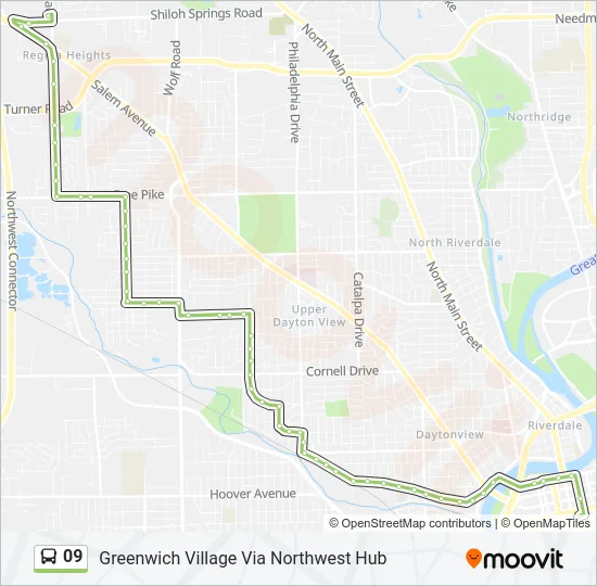 09 Bus Line Map