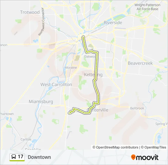 17 Bus Line Map