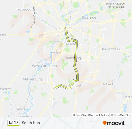 17 Bus Line Map