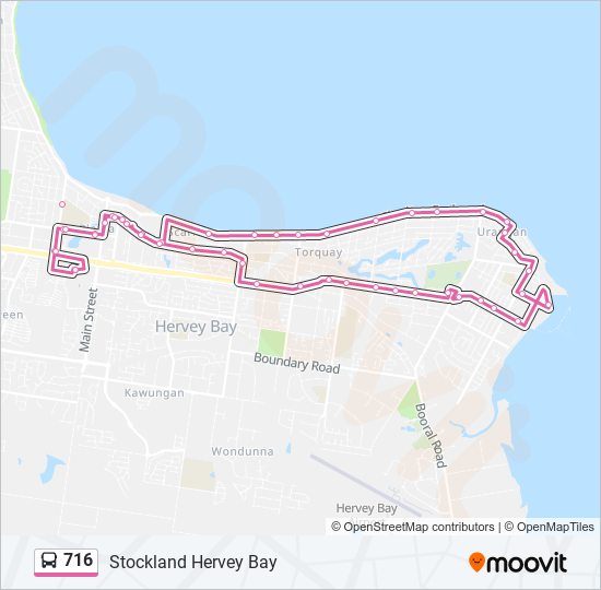 716 Route: Schedules, Stops & Maps - Stockland Hervey Bay (Updated)