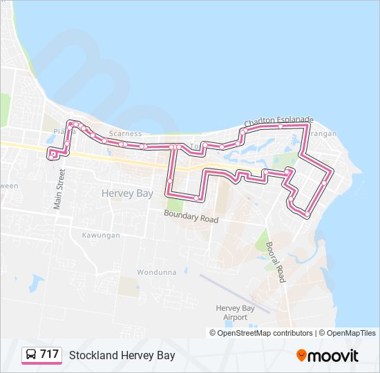 717 Route: Schedules, Stops & Maps - Stockland Hervey Bay (Updated)