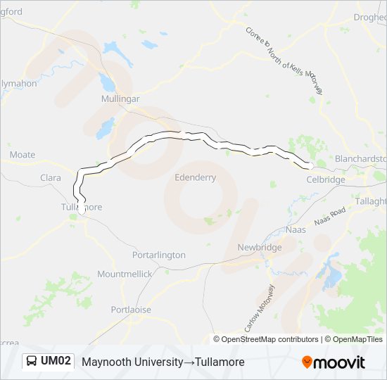 UM02 bus Line Map