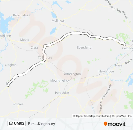UM02 Bus Line Map