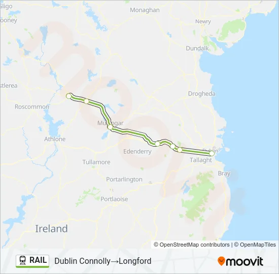 RAIL Train Line Map