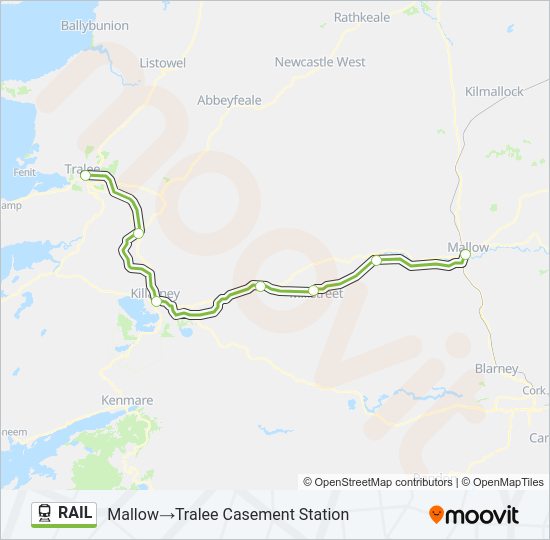 RAIL train Line Map