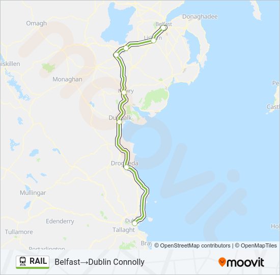 RAIL train Line Map