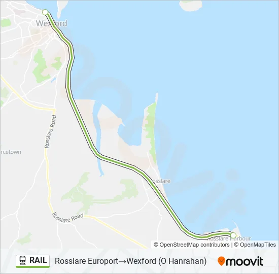 RAIL Train Line Map