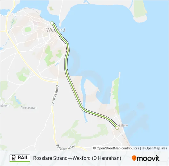 RAIL Train Line Map