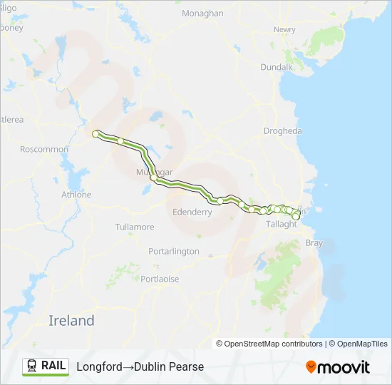 RAIL Train Line Map