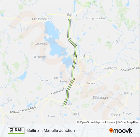 RAIL train Line Map