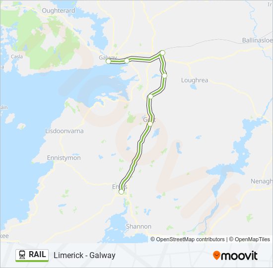 RAIL train Line Map